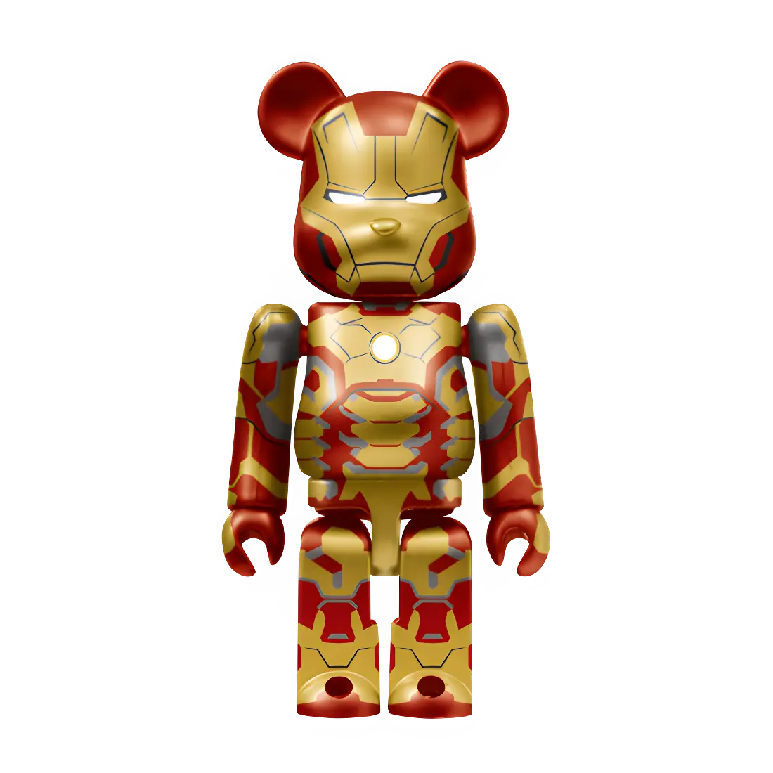 Bearbrick Happy Kuji "MARVEL Studios" - 7 Iron Man Mark 42 100% Herstellerbild