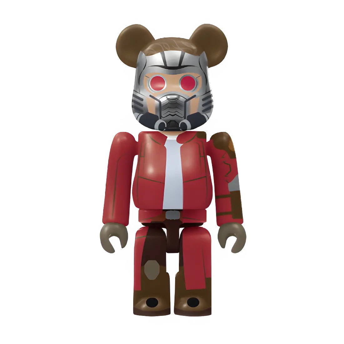 Bearbrick Happy Kuji "MARVEL Studios" - 9 Star-Lord 100% Herstellerbild