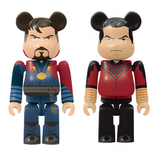 Bearbrick Happy Kuji "MARVEL Studios" - F: Doctor Strange & Shang-Chi 100% Herstellerbild 1