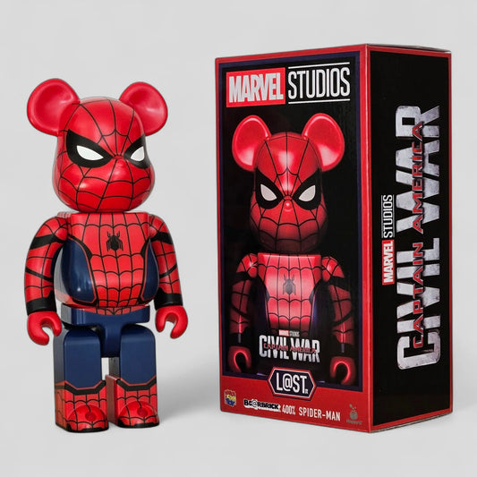 Bearbrick Happy Kuji "MARVEL Studios" - L@ST: Spider-Man 400% mit Verpackung