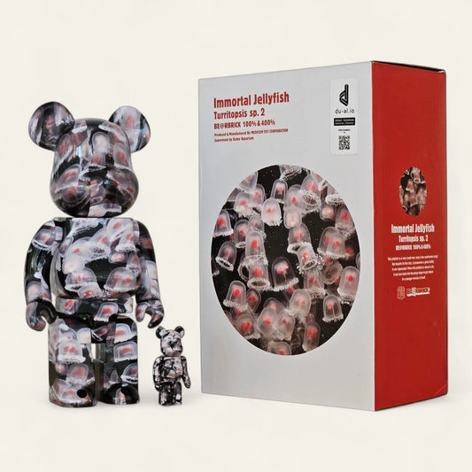 Bearbrick Immortal Jellyfish Turritopsis sp. 2 100%+400% mit Verpackung