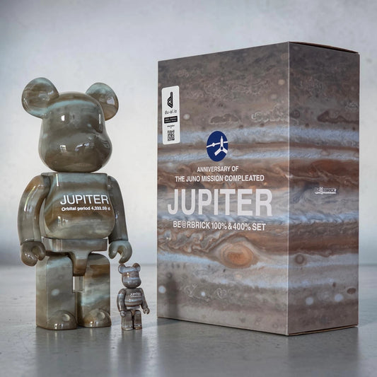 Bearbrick Jupiter 100%+400% mit Verpackung