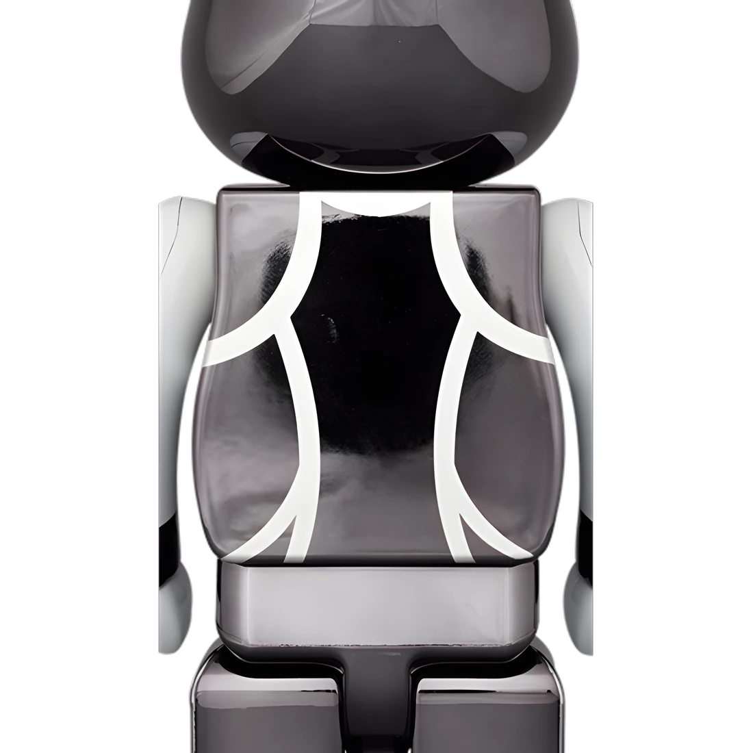 Bearbrick KISS The Catman Chrome Version 100%+400% Herstellerbild 4