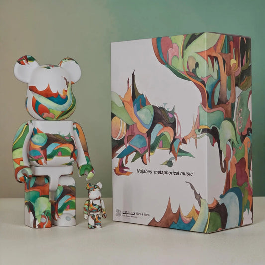 Bearbrick Nujabes "Metaphorical Music" 100%+400% mit Verpackung