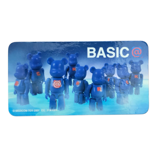 Bearbrick Series 1 Basic Letter 100% Begleitkarte