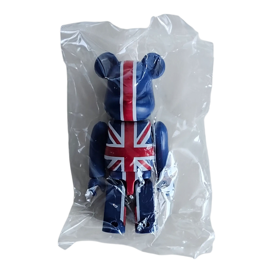 Bearbrick Series 2 Flag "Great Britain" 100% in Folie