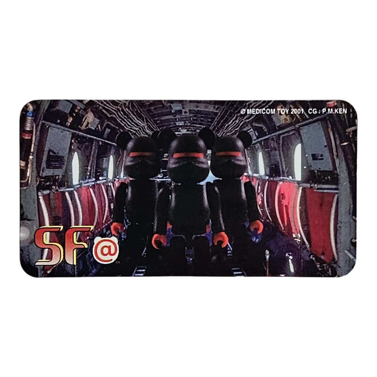 Bearbrick Series 2 SF "Interceptor Weapon" 100% Begleitkarte