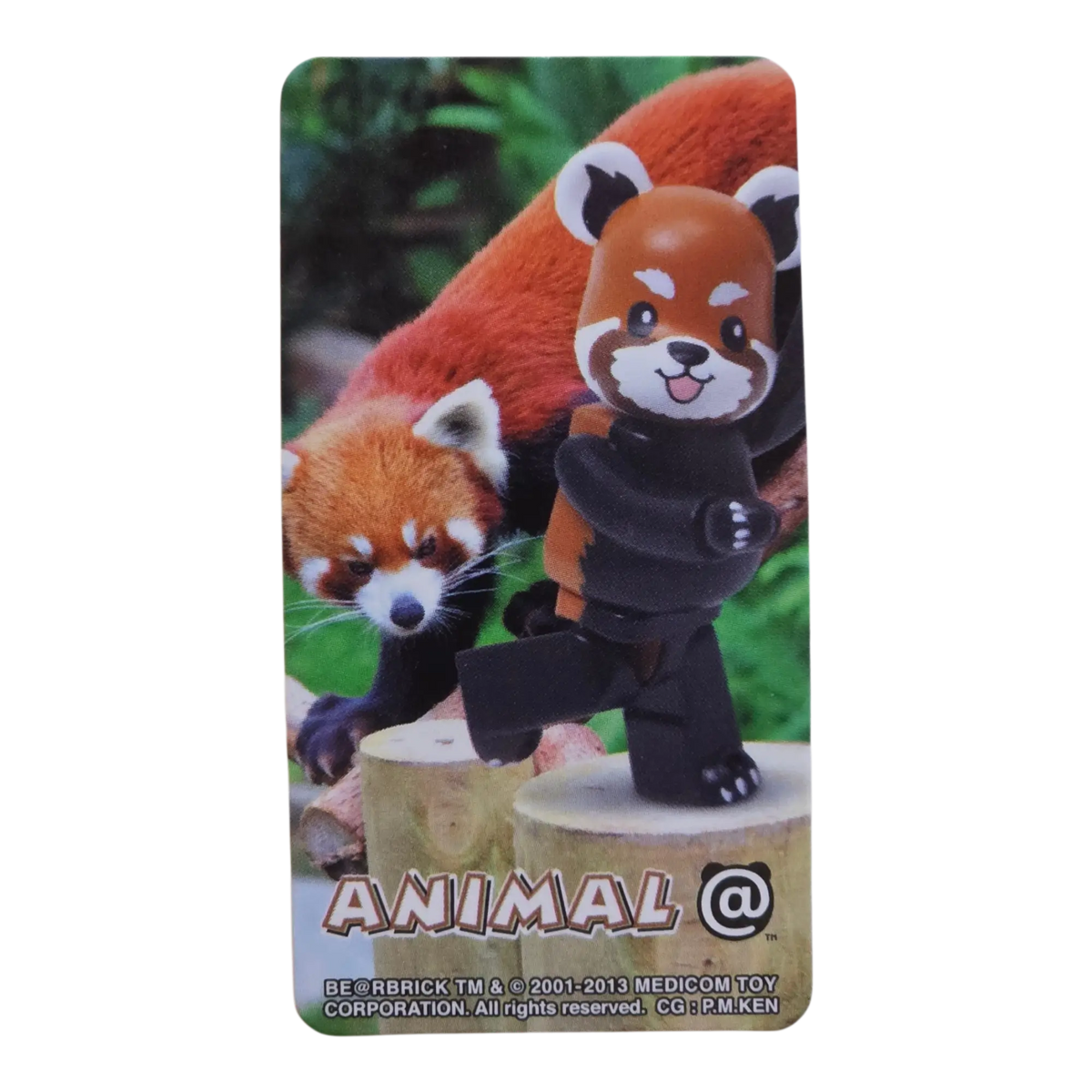 Bearbrick Series 27 Animal "Lesser Panda" 100% Begleitkarte