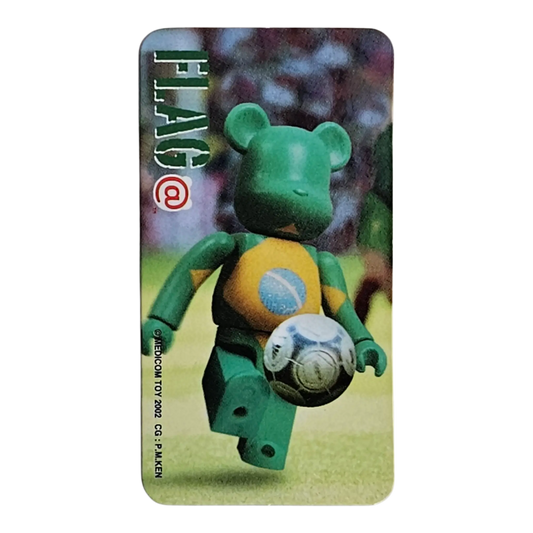 Bearbrick Series 3 Flag "Brazil" 100% Begleitkarte