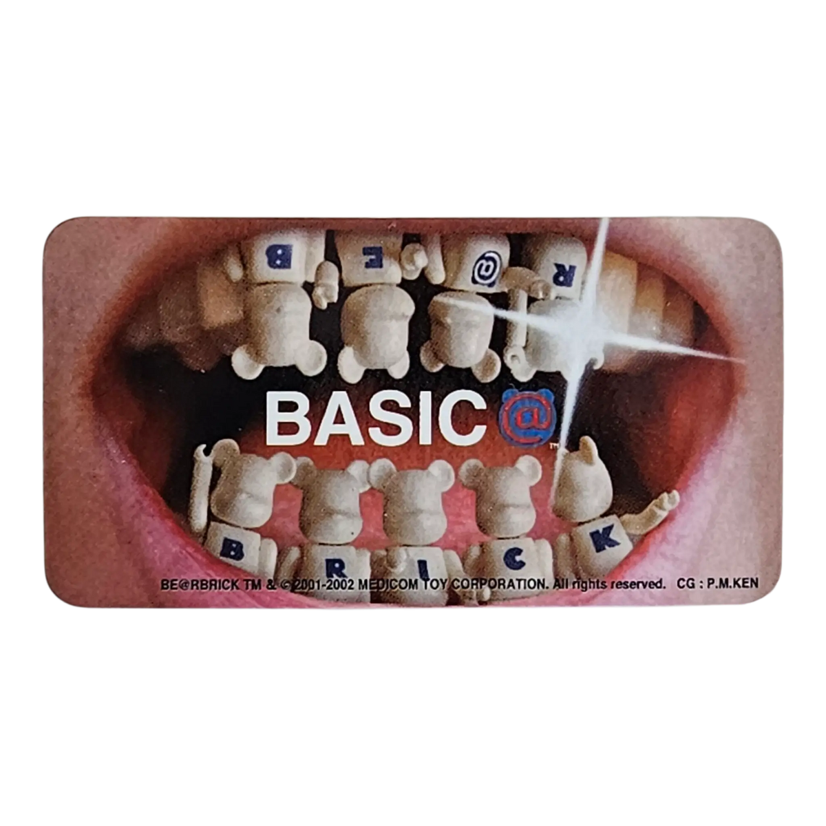 Bearbrick Series 4 Basic Letter 100% Begleitkarte