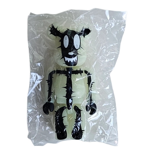 Bearbrick Series 4 Horror "Lightning Glow in the Dark" 100% in Folie