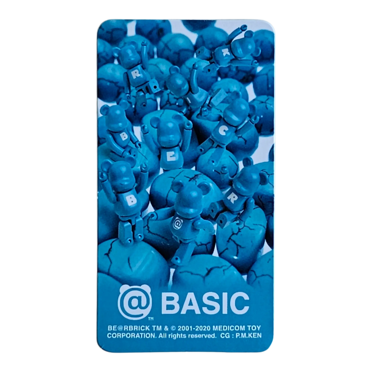 Bearbrick Series 41 Basic Letter 100% Begleitkarte