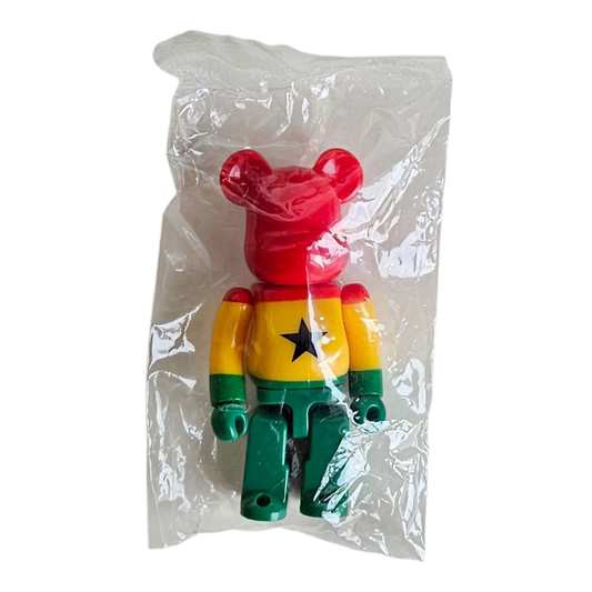 Bearbrick Series 41 Flag "Ghana" 100% in Folie