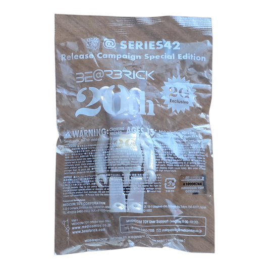 Bearbrick Series 42 Release Campaign Special Edition "2G" 100% mit Verpackung
