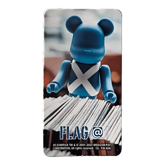 Bearbrick Series 45 Flag "Scotland" 100% Begleitkarte
