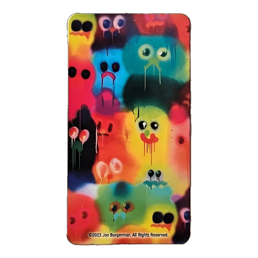 Bearbrick Series 46 Pattern "Jon Burgerman" 100% Begleitkarte