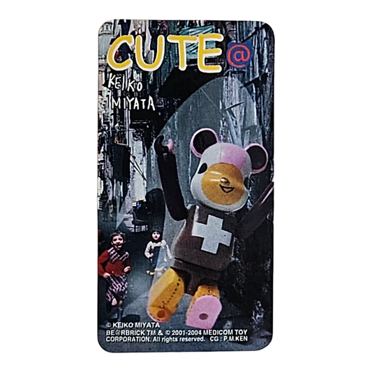 Bearbrick Series 8 Cute "Keiko Miyata" 100% Begleitkarte