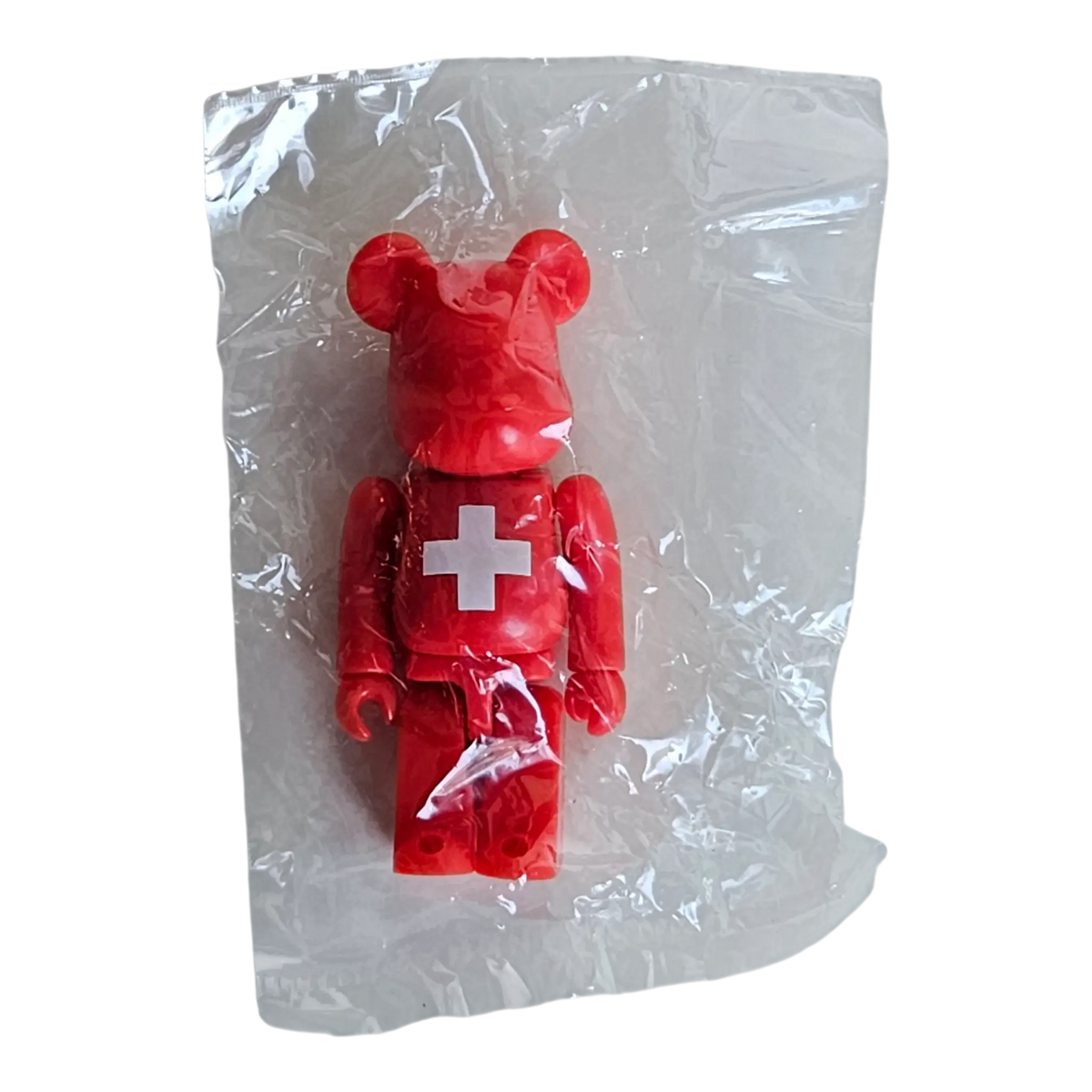 Bearbrick Series 8 Flag "Switzerland" 100% in Folie