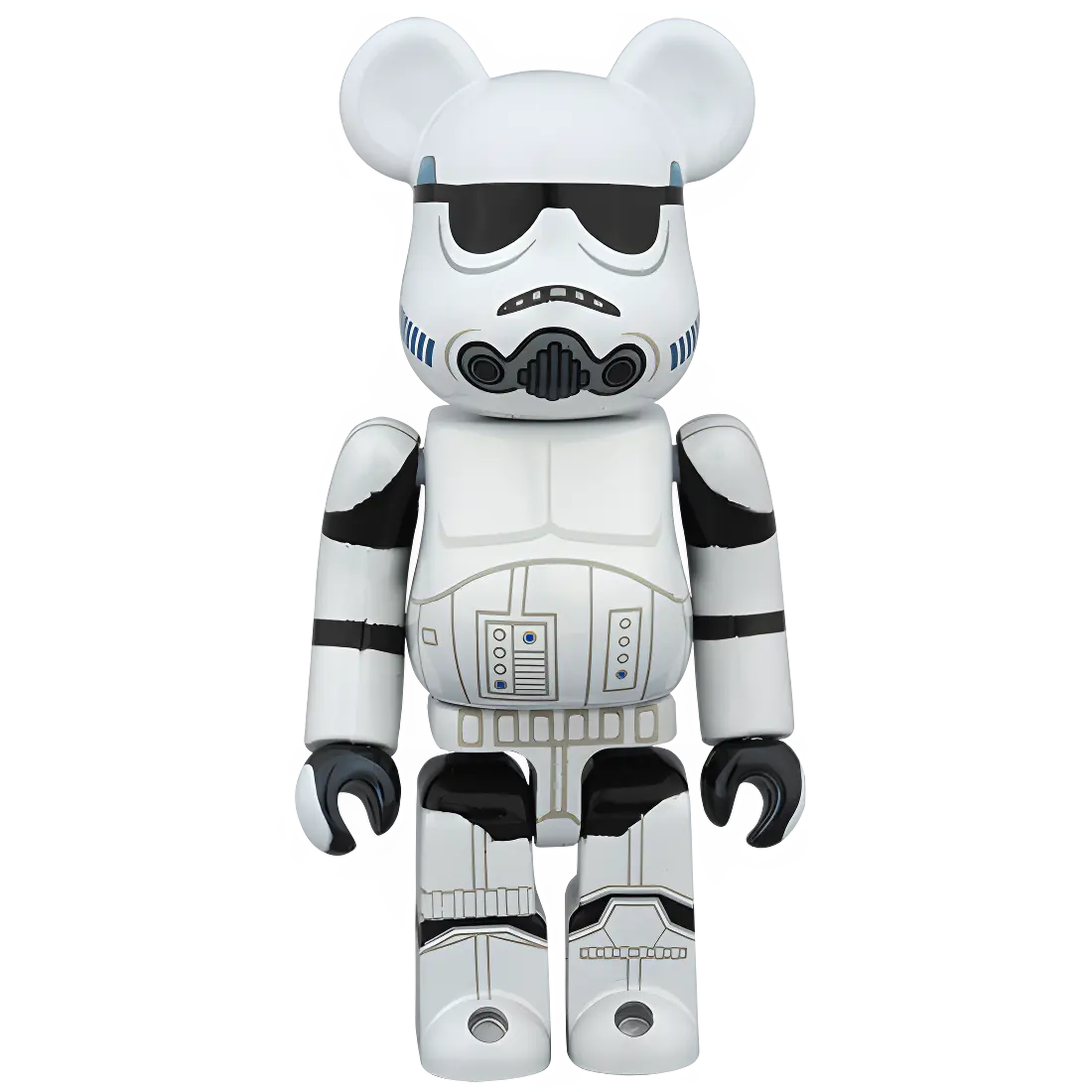 Bearbrick Stormtrooper Chrome Version 100% Herstellerbild