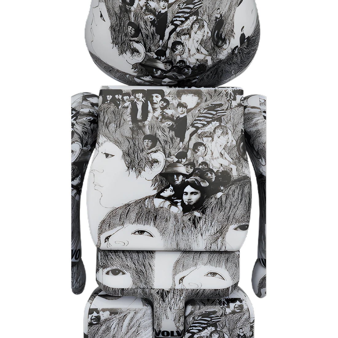 Bearbrick The Beatles "Revolver" 100%+400% Herstellerbild 4