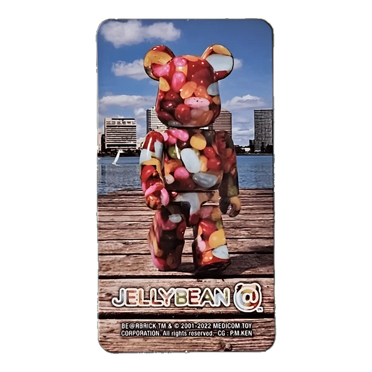 Bearbrick Series 45 Jellybean "Jelly Beans" 100% Begleitkarte