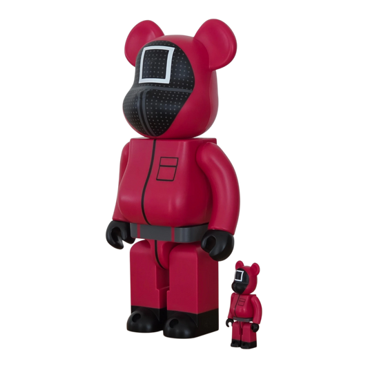 BE@RBRICK Squid Game Guard "Square" (100%+400%)