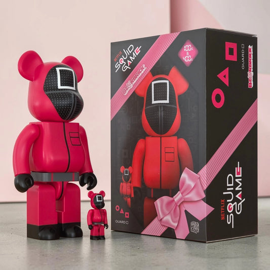 BE@RBRICK Squid Game Guard "Square" (100%+400%)