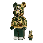 BE@RBRICK Baby Milo® Camo Shark Green Version (100%+400%)