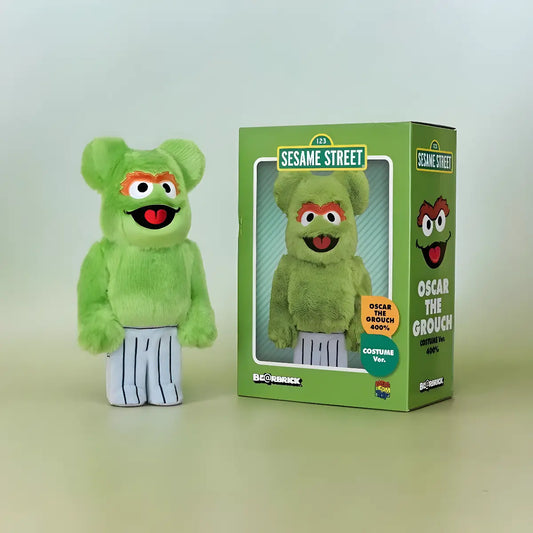 Beabrick Oscar the Grouch Costume Version [Sesame Street] 400% mit Verpackung