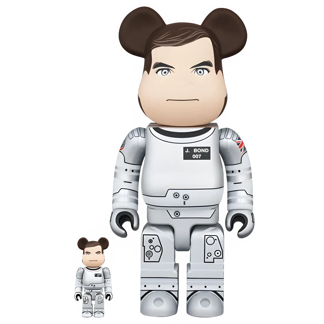 Bearbrick 007 James Bond 'Moonraker' 100%+400% Herstellerbild 1