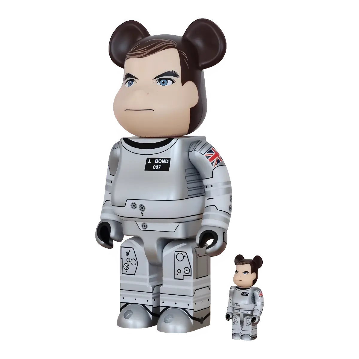 Bearbrick James Bond Moonraker 100%+400% schräg