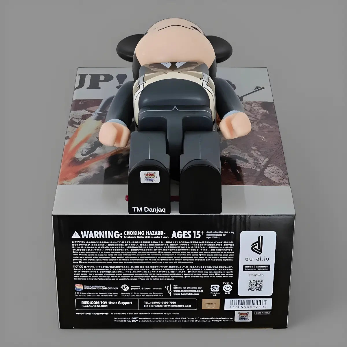 Bearbrick James Bond Thunderball 100%+400% Echtheitsmerkmale