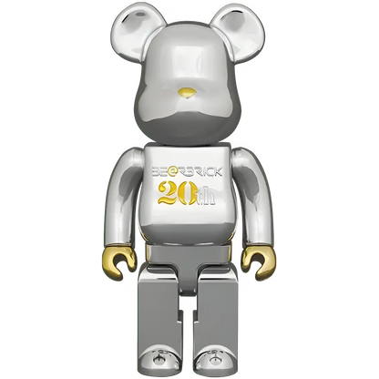 Bearbrick 20th Anniversary Model 100%+400% Herstellerbild 3