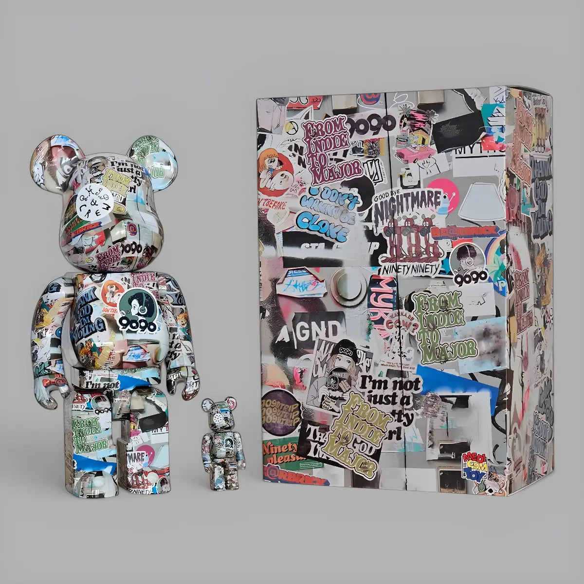 Bearbrick 9090 × S.H.I.P&crew 100%+400% mit Verpackung