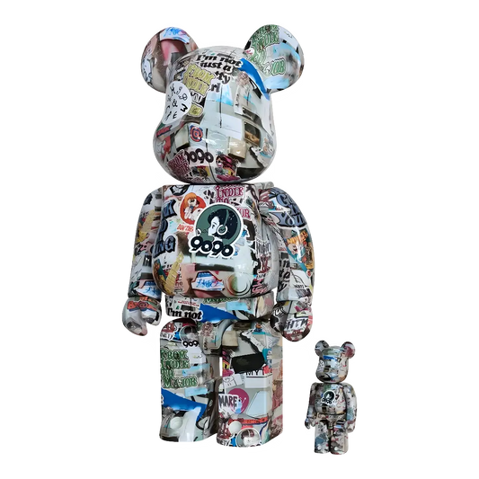 Bearbrick 9090 × S.H.I.P&crew 100%+400% schräg