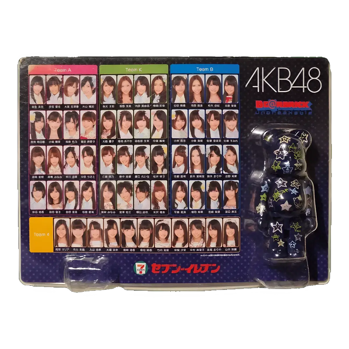 Bearbrick AKB48 100% in der Verpackung
