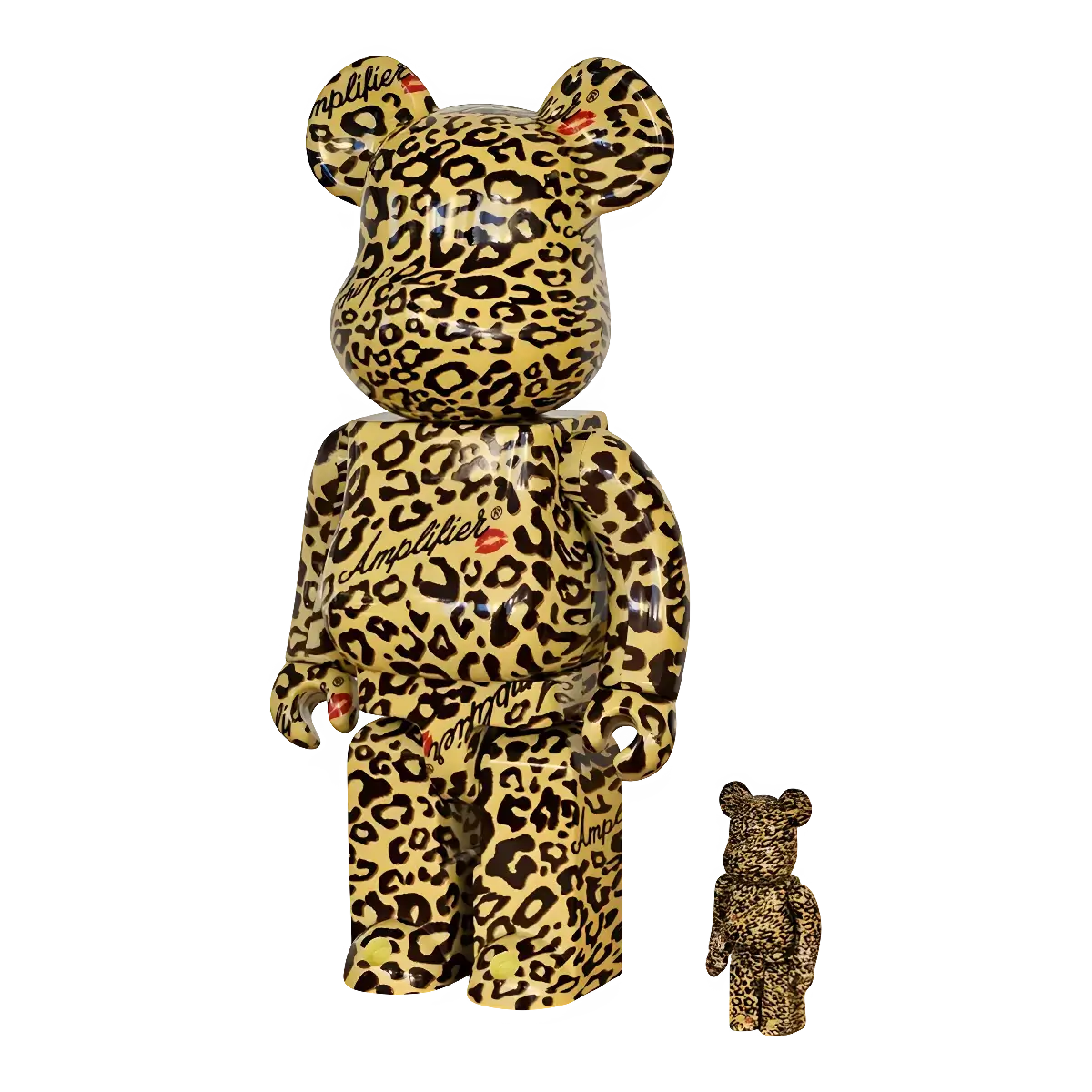 Bearbrick Amplifier Leopard Print 100%+400% schräg