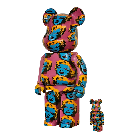 Bearbrick Andy Warhol Marilyn Monroe #2 100%+400% schräg