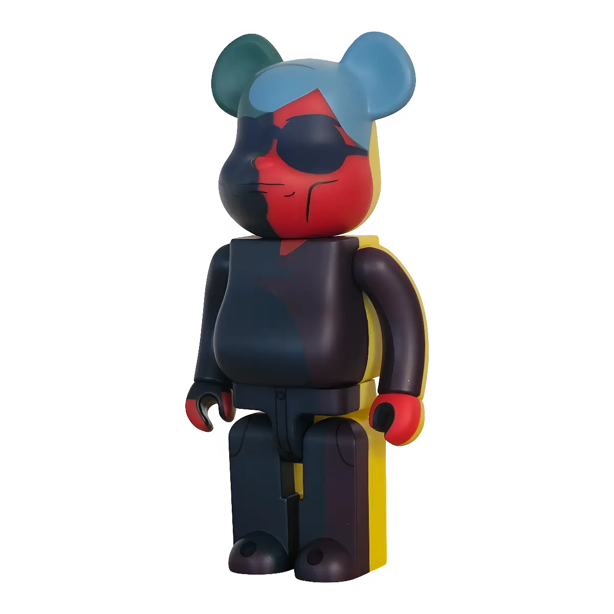 Bearbrick Andy Warhol Silkscreen Version 400% schräg