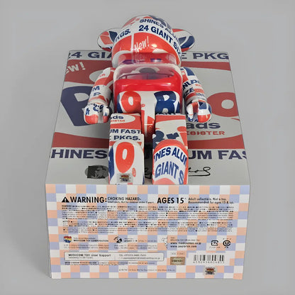 Bearbrick Andy Warhol 'Brillo' 2022 100%+400% Echtheitsmerkmale