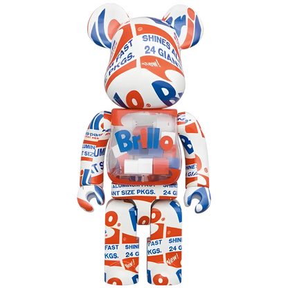Bearbrick Andy Warhol 'Brillo' 2022 100%+400% Herstellerbild 3