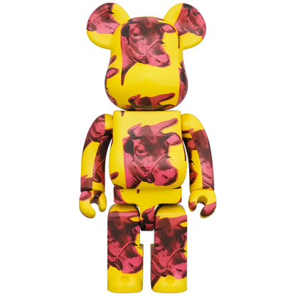 Bearbrick Andy Warhol 'Cow Wallpaper' 100%+400% Herstellerbild 3