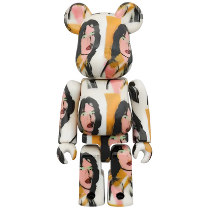 Bearbrick Andy Warhol 'Mick Jagger' 100%+400% Herstellerbild 2