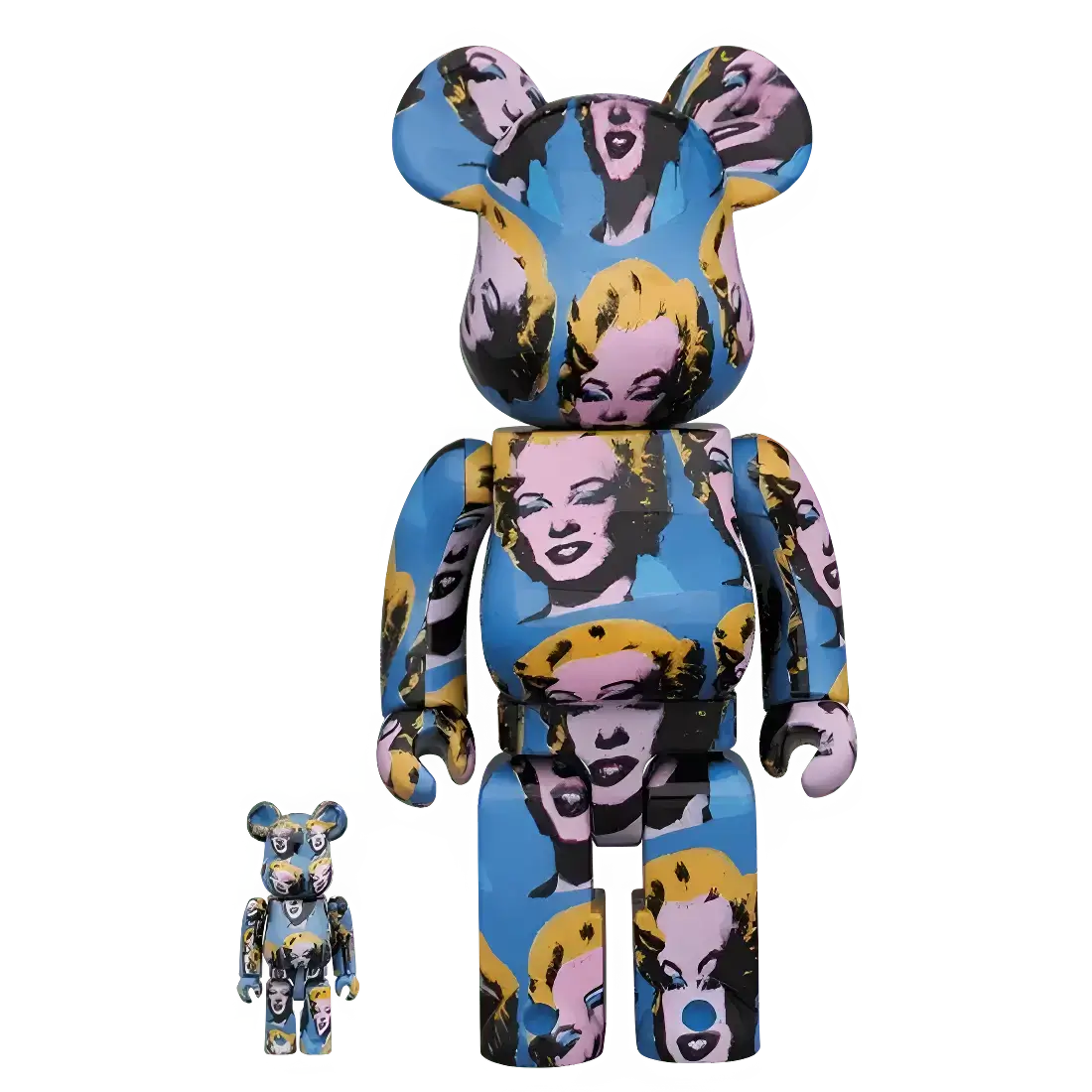 Bearbrick Andy Warhol's Marilyn Monroe 100%+400% Herstellerbild 1