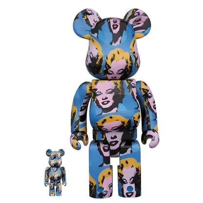 Bearbrick Andy Warhol's Marilyn Monroe 100%+400% Herstellerbild 1