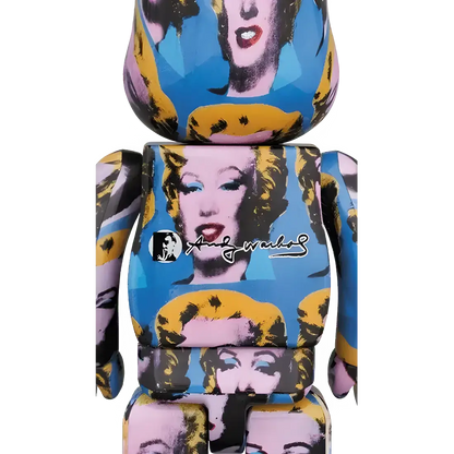 Bearbrick Andy Warhol's Marilyn Monroe 100%+400% Herstellerbild 4