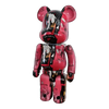 Bearbrick Andy Warhol × Jean-Michel Basquiat 200% schräg