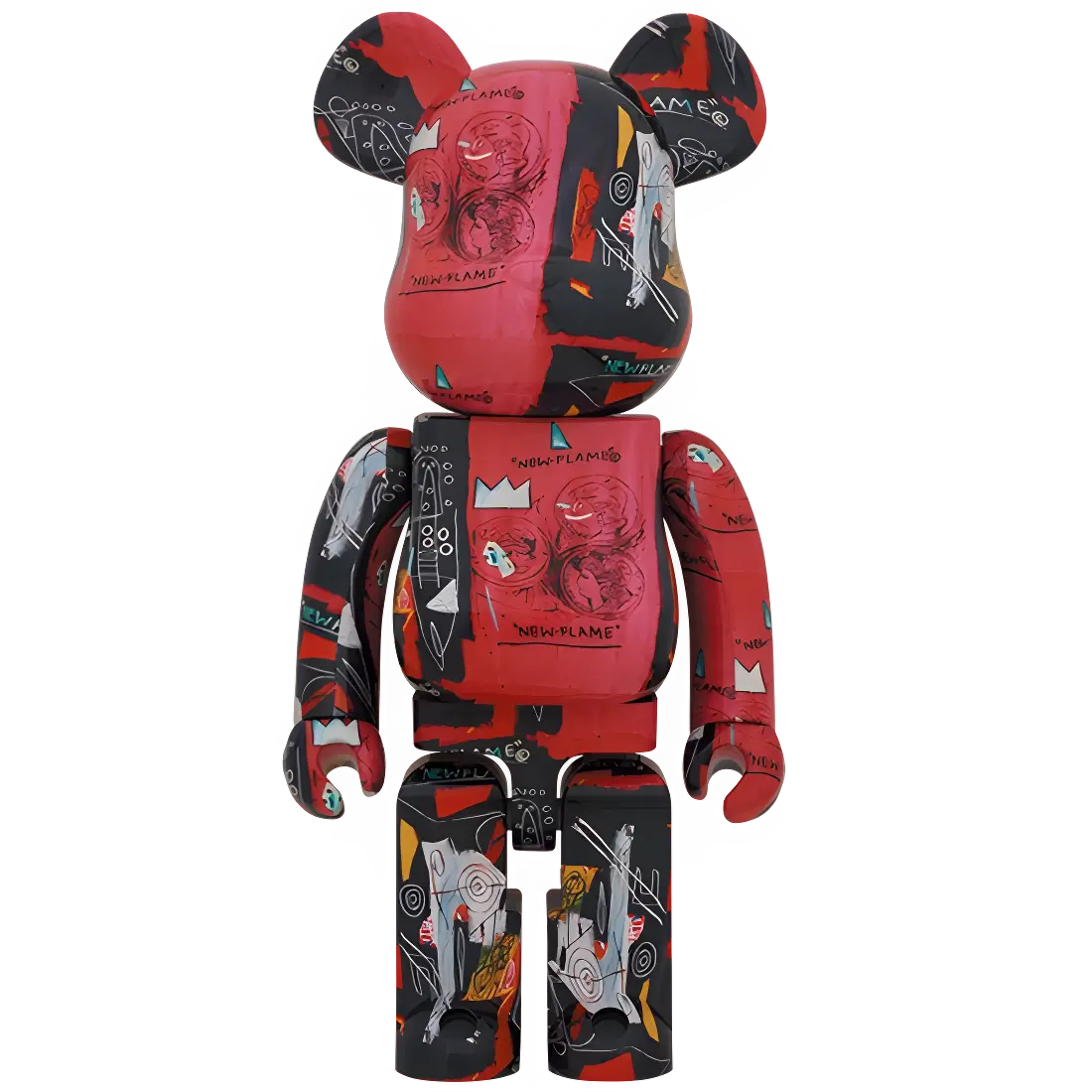 Bearbrick Andy Warhol × Jean-Michel Basquiat #1 Herstellerbild 1