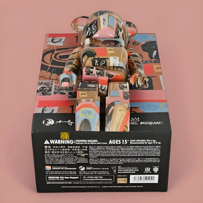 Bearbrick Andy Warhol × Jean-Michel Basquiat #2 100%+400% Echtheitsmerkmale