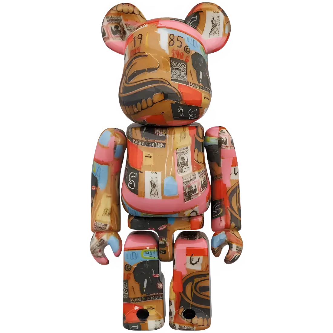 Bearbrick Andy Warhol × Jean-Michel Basquiat #2 100%+400% Herstellerbild 2